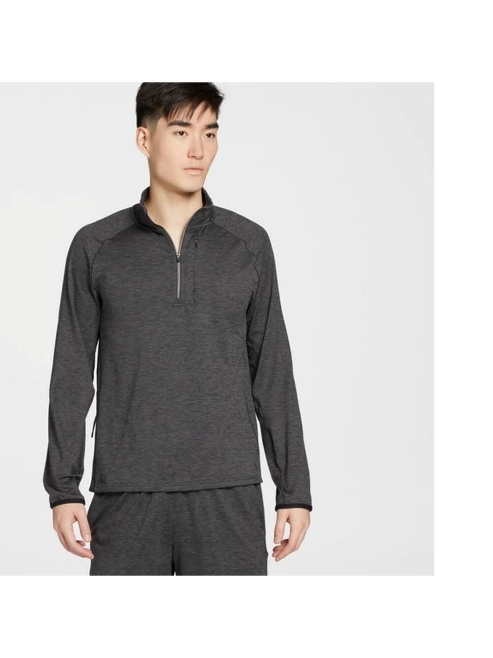 VRST ACCELERATE WARM HALF ZIP PULLOVER MENS MEDIUM GRAY NWT